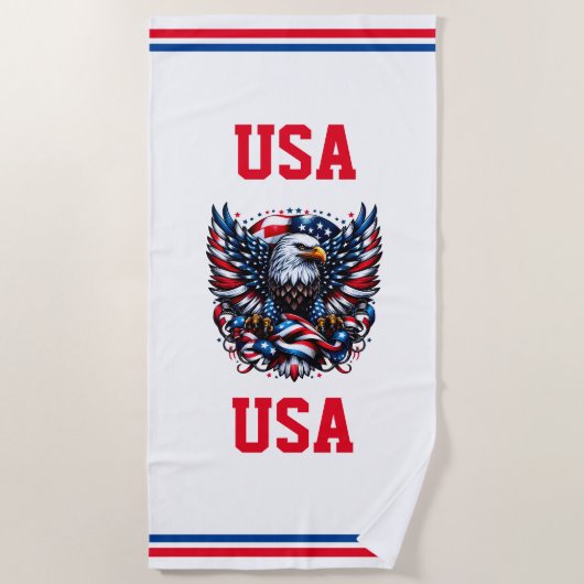 USA strandlaken (Voorkant)