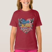 USA Strong God Bless America T-shirt design (Voorkant)
