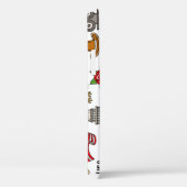 USA Symbolen Naadloos Patroon Case-Mate iPhone Case (Achterkant / Rechts)