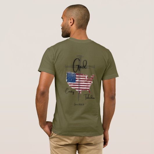USA  T-SHIRT (Achterkant volledig)
