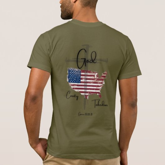 USA  T-SHIRT (Achterkant)
