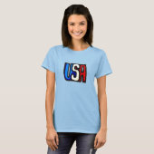 USA T-Shirt (Voorkant volledig)