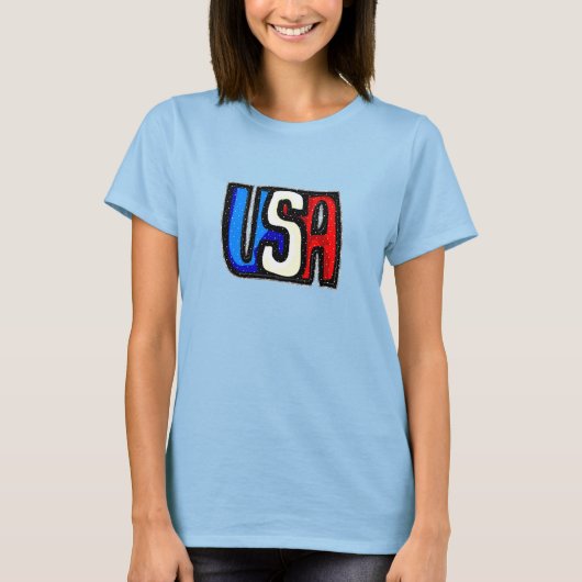 USA T-Shirt (Voorkant)