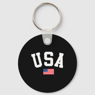 Usa T-shirt Mannen Vrouwen Kinderen Amerikaanse Vl Sleutelhanger