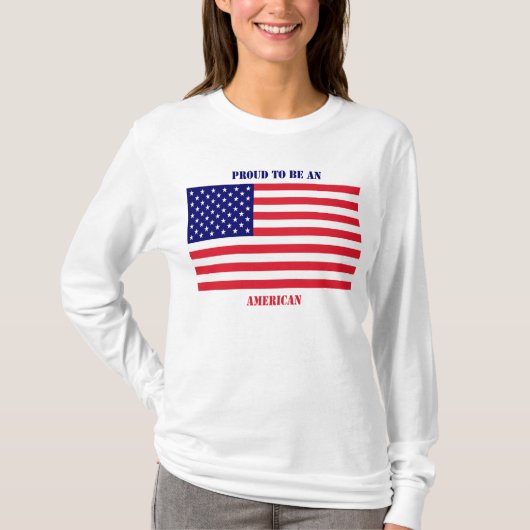 USA_T-shirt (vrouwen) T-shirt (Voorkant)