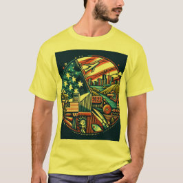 USA T-shirttrends 2025: Van minimalistisch T-shirt