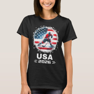 Usa Team 2026 Verenigde Staten Amerikaanse Vlag Ho T-shirt