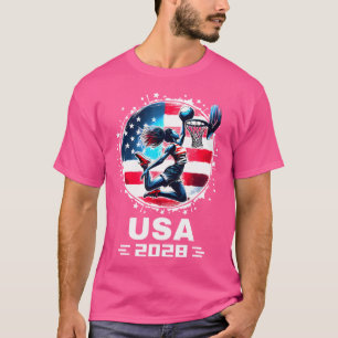 USA Team 2028 Verenigde Staten Amerikaanse Vlag Vr T-shirt