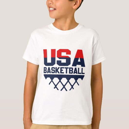 Usa Team Sport Schets T-shirt (Voorkant)