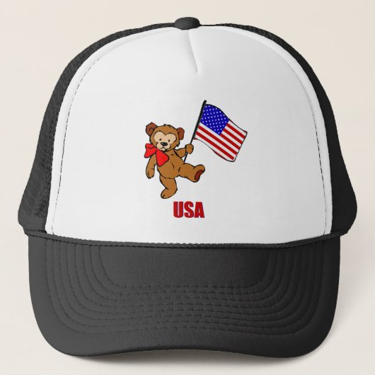 USA Teddy Bear Trucker Pet (Voorkant)