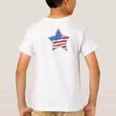 USA Teddy Beer Meisjes T-shirts (Achterkant)