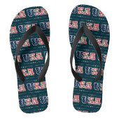 USA teenslippers (Voetbed)