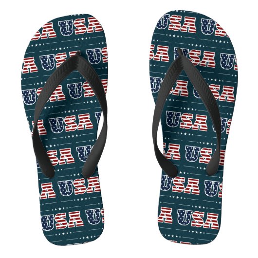 USA teenslippers (Voetbed)