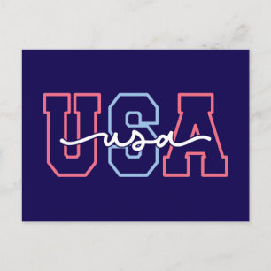 USA Tekst 4th of July Design-62118 Feestdagenkaart