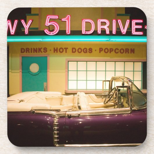 USA, Tennessee, Memphis: Elvis Presley Onderzetter (Voorkant)