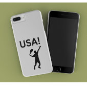 USA tennisser met stip als bal Case-Mate iPhone Case