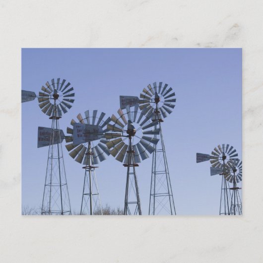 USA, TEXAS, Lubbock: American Wind Power Centre Briefkaart (Voorkant)