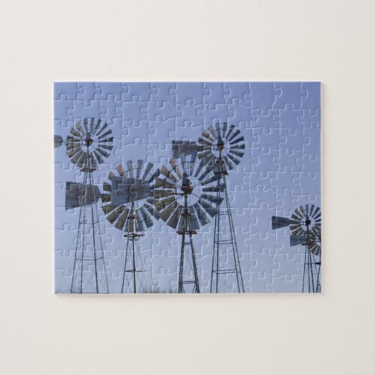 USA, TEXAS, Lubbock: American Wind Power Centre Legpuzzel (Horizontaal)