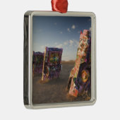 USA, TEXAS, Panhandle Area, Amarillo: Cadillac 2 Metalen Ornament (Rechts)