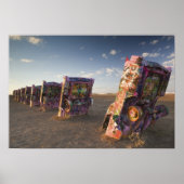 USA, TEXAS, Panhandle Area, Amarillo: Cadillac 2 Poster (Voorkant)