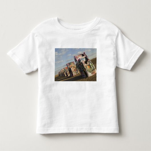 USA, TEXAS, Panhandle Area, Amarillo: Cadillac Kinder Shirts (Voorkant)