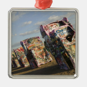 USA, TEXAS, Panhandle Area, Amarillo: Cadillac Metalen Ornament