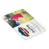 USA themed Afstuderen Photo Invitation Magneet (Rechterzijde)