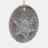 "USA three cent silver angle - Historical Ornament (Rechts)