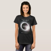 USA Totale zonsverduistering 8 april 2024 T-shirt (Voorkant volledig)