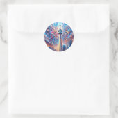 USA Tower Sticker - Iconische Amerikaanse skyline (Tas)
