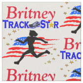 USA TRACK STAR GEPERSONALISEERDE STOF (Close Up)