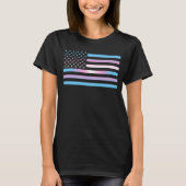 USA Trans Pride Patriottisch T-shirt (Voorkant)