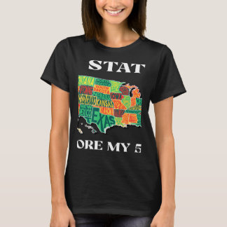 USA Travel  Visit 50 States Map 1 T-shirt