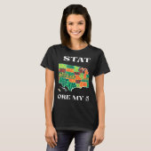 USA Travel  Visit 50 States Map 1 T-shirt (Voorkant volledig)