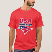 USA Triathlon T-shirt (Voorkant)