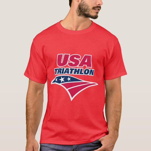 USA Triathlon T-shirt (Voorkant)