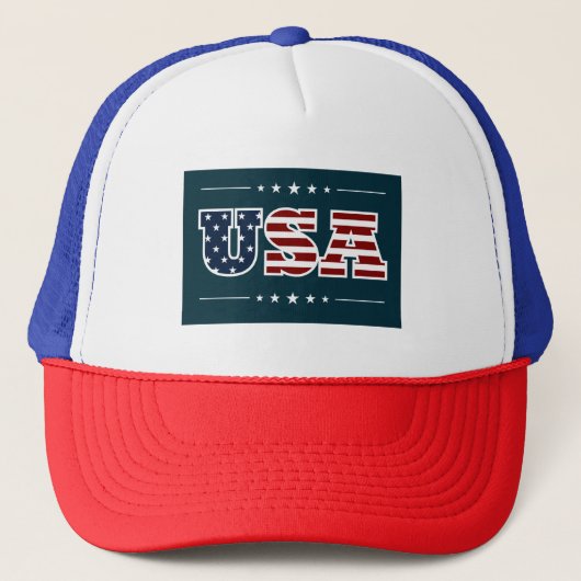 USA Trucker Hat Pet (Voorkant)