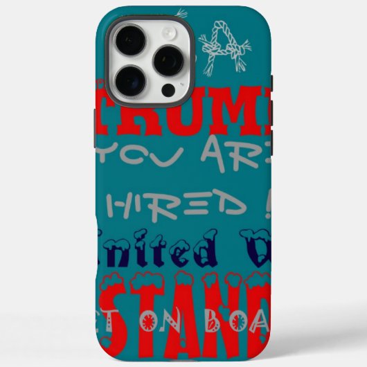 USA Trump: Je bent aangenomen! United We Stand Art Case-Mate iPhone Case (Achterkant)
