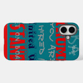 USA Trump: Je bent aangenomen! United We Stand Art Case-Mate iPhone Case (Achterkant (horizontaal))