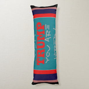 USA Trump: Je bent aangenomen! United We Stand Art Lichaamskussen