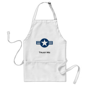 USA Trust Me blauw Standaard Schort