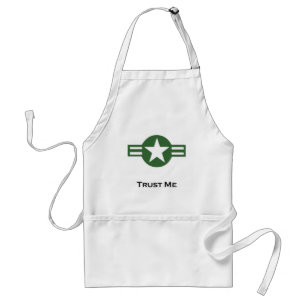 USA Trust Me Green Standaard Schort