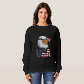 USA Tshirt Patriottische Kinder Adelaar Amerikaans (Voorkant volledig)