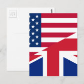 usa uk briefkaart (Voorkant / Achterkant)
