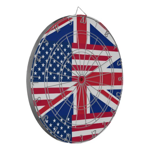 usa uk dartbord (Voorkant Links)