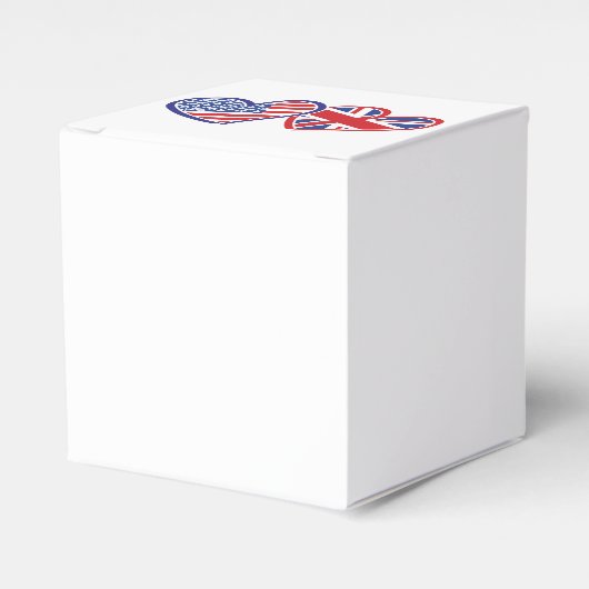USA—UK—Love Bedankdoosjes (Voorkant Zijde)
