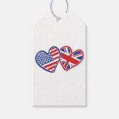 USA—UK—Love Cadeaulabel (Voorkant)