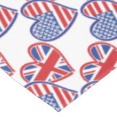 USA—UK—Love Tafelkleed (Gekanteld)