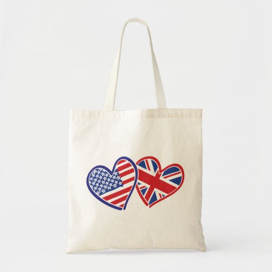 USA—UK—Love Tote Bag (Voorkant)