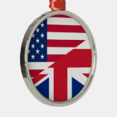 usa uk metalen ornament (Rechts)